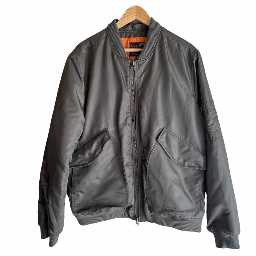 Jachs New York Olive Green Bomber Jacket